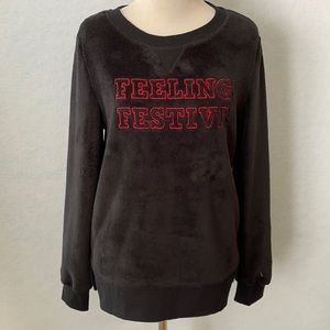 Wondershop “Feeling Festive” Fuzzy Lounge Sweater